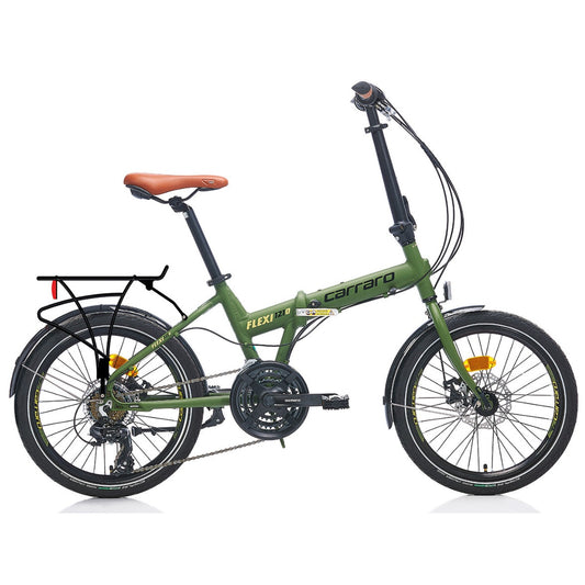 Carraro Flexi 121D 20 Jant Md Katlanır Bisiklet (Mat Storm Gri Siyah)