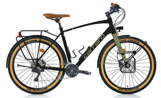 Carraro Cr-T Trail 28 Jant Hd Tur Bisikleti (Mat Siyah Yeşil Kamuflaj)