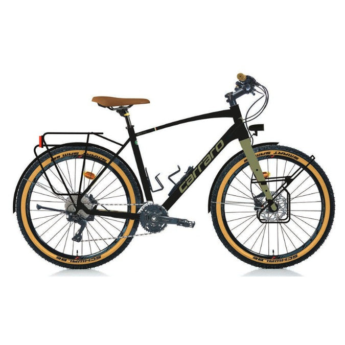 Carraro Cr-T Trail 28 Jant Hd Tur Bisikleti (Mat Siyah Yeşil Kamuflaj)