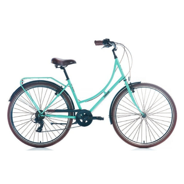 Carraro Modena Şehir Bisikleti 28 Jant (Turkuaz-Siyah-Kahverengi)