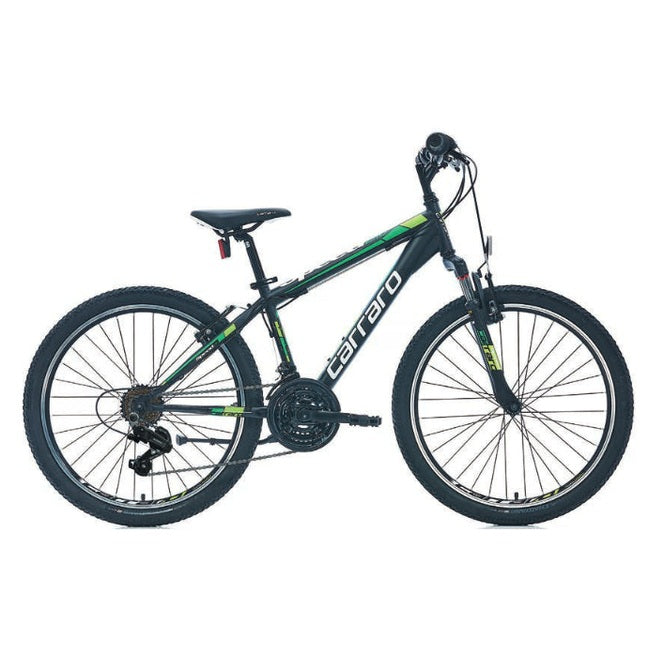 Carraro Speed 240 24-Jant V-Fren Dağ Bisikleti (Mat Siyah-Kırmızı)