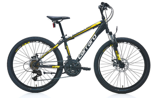 Carraro Speed 241 24-Jant Md Dağ Bisikleti (Mat Siyah-Yeşil-Mavi)