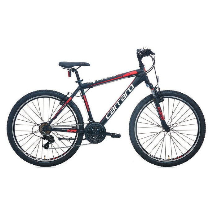 Carraro Speed 260 26 V Dağ Bisikleti (Mat Siyah-Kırmızı-Koyu Kırmızı)