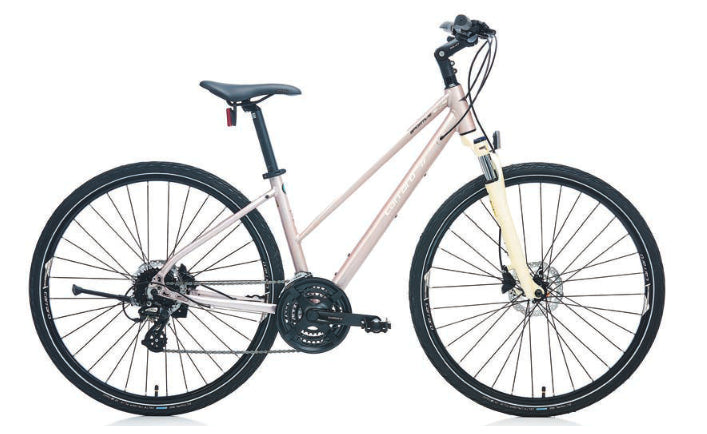 Carraro Sportive 226 28 Jant Hd Şehir Bisikleti (Mat Metalik Pembe Bej)