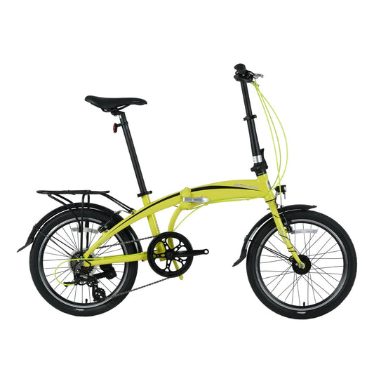 Bisan FX 3500 Altus 20 Jant Katlanır Bisiklet (Neon Sarı Siyah)