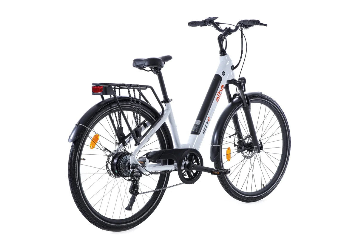Alba City 2 Hd 28 Jant Elektrikli Şehir Bisikleti Gri (10.4Ah)
