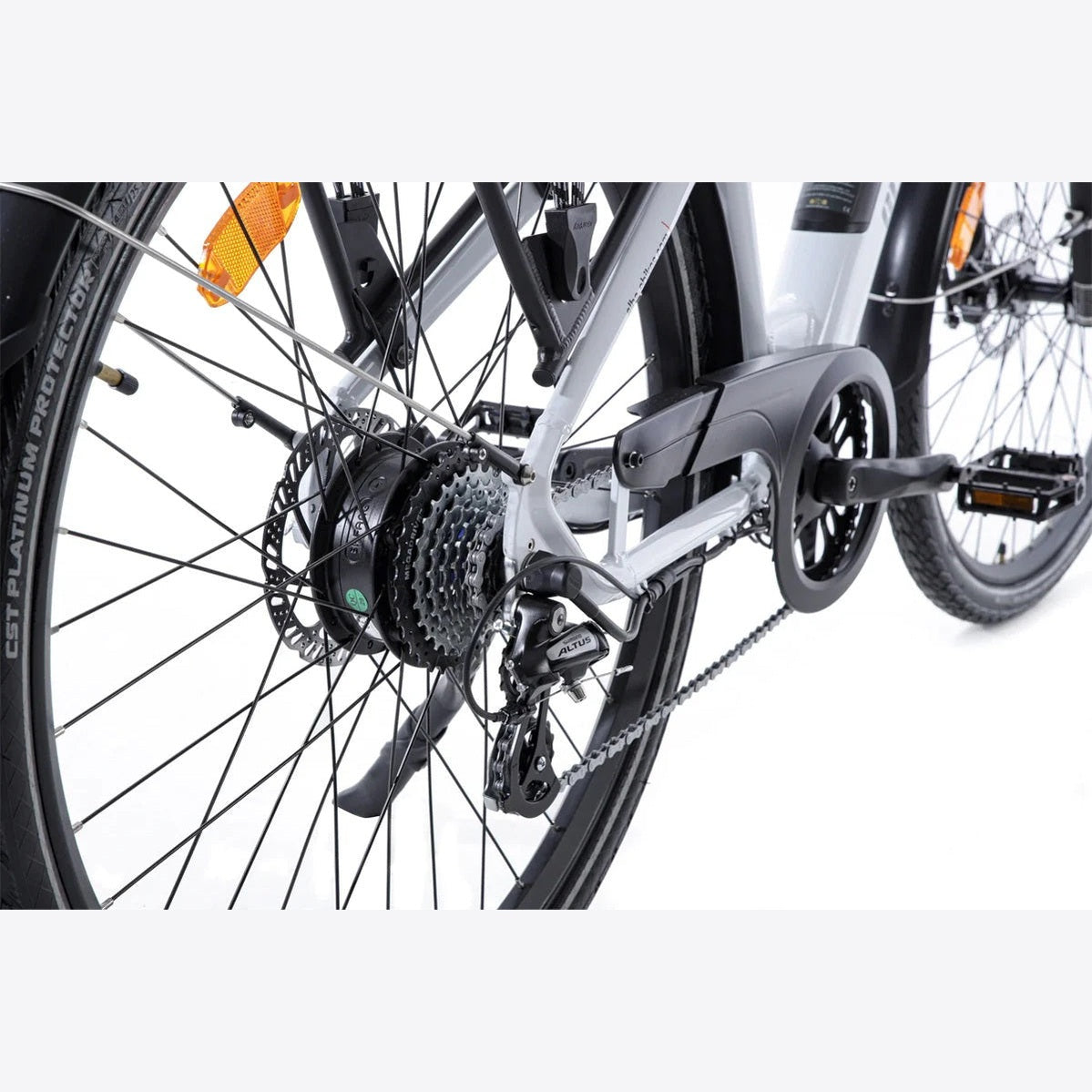 Alba City 2 Hd 28 Jant Elektrikli Şehir Bisikleti Gri (10.4Ah)