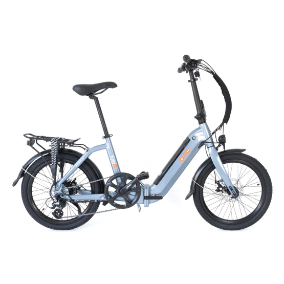 Alba Fold X Step Thru Katlanır Elektrikli Bisiklet (Antrasit) Md