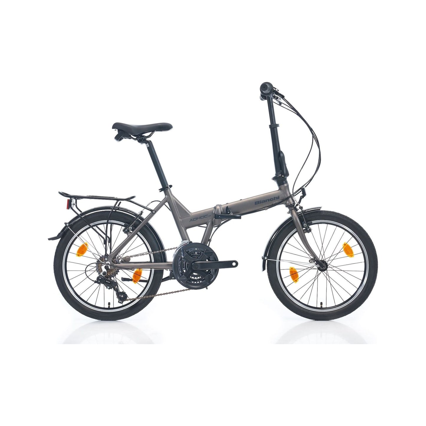 Bianchi F21 Adhoc 20 Jant Katlanır Bisiklet (Koyu Gri-Siyah)