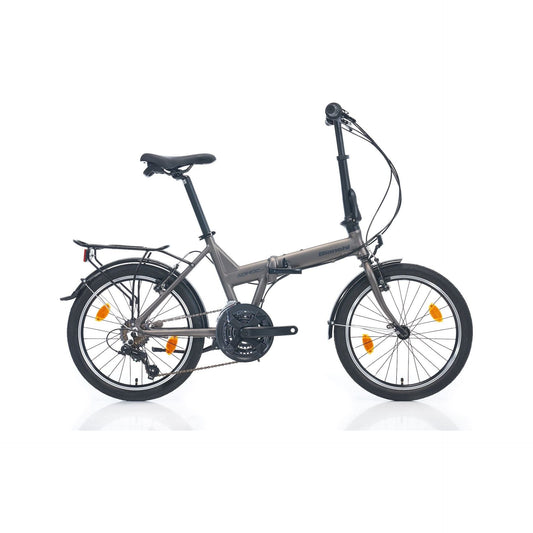 Bianchi F21 Adhoc 20 Jant Katlanır Bisiklet (Koyu Gri-Siyah)