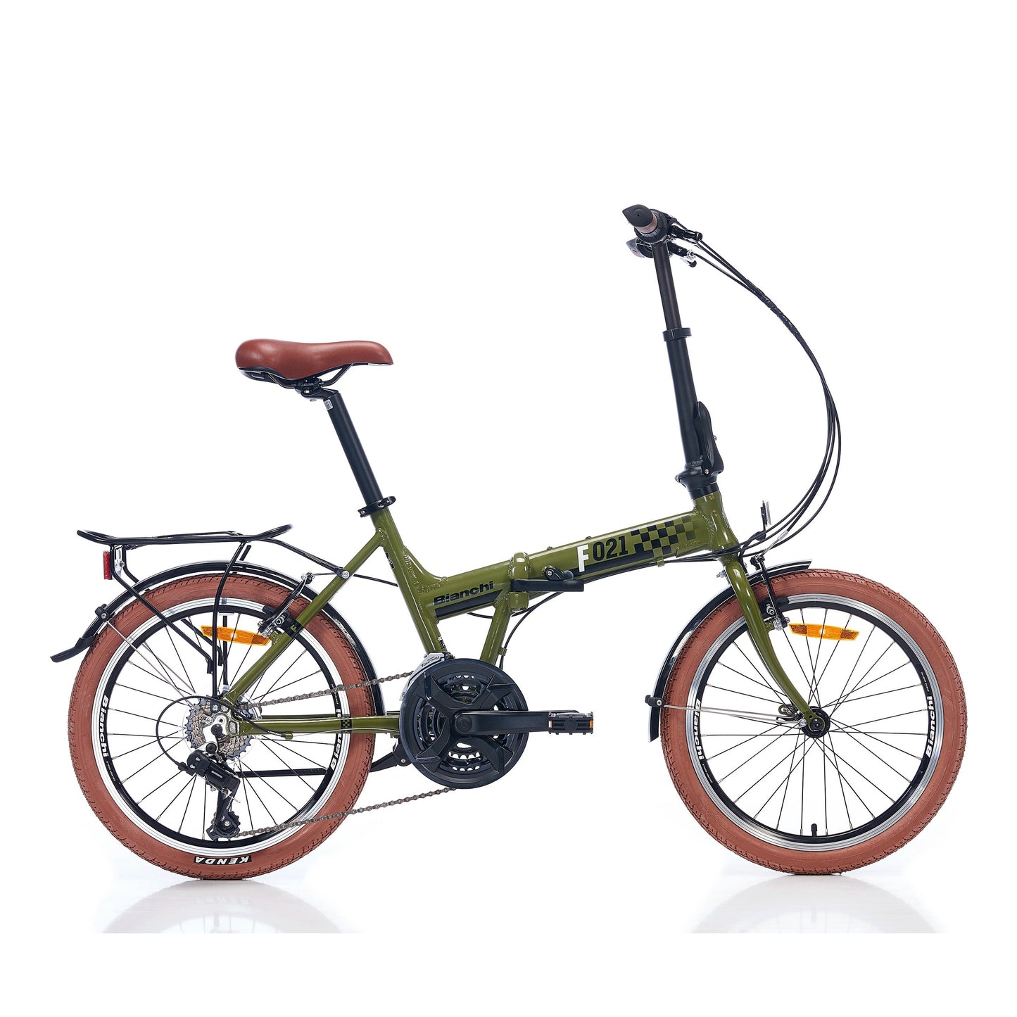 Bianchi F021 20 Jant V Fren Katlanır Bisiklet (Koyu Gri)