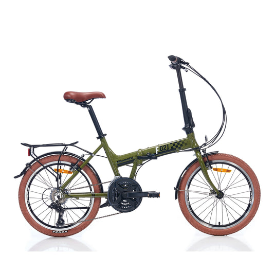 Bianchi F021 20 Jant V Fren Katlanır Bisiklet (Koyu Gri)