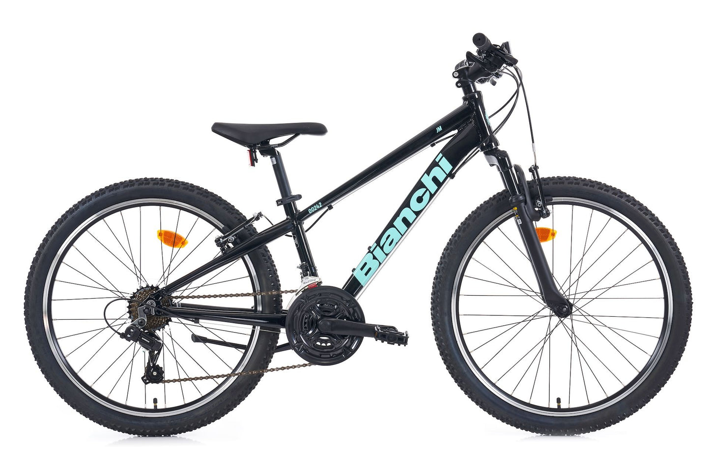 Bianchi JM00242 24 Jant V Fren Dağ Bisikleti (Siyah Celeste)