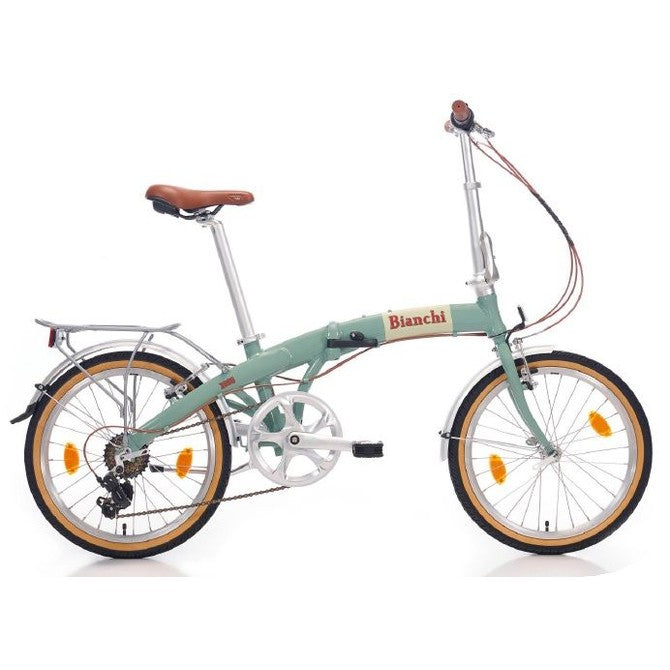 Bianchi New Vintage 20 Jant V Katlanır Bisiklet (Celeste Glossy)