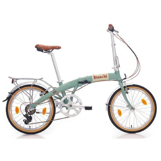 Bianchi New Vintage 20 Jant V Katlanır Bisiklet (Celeste Glossy)