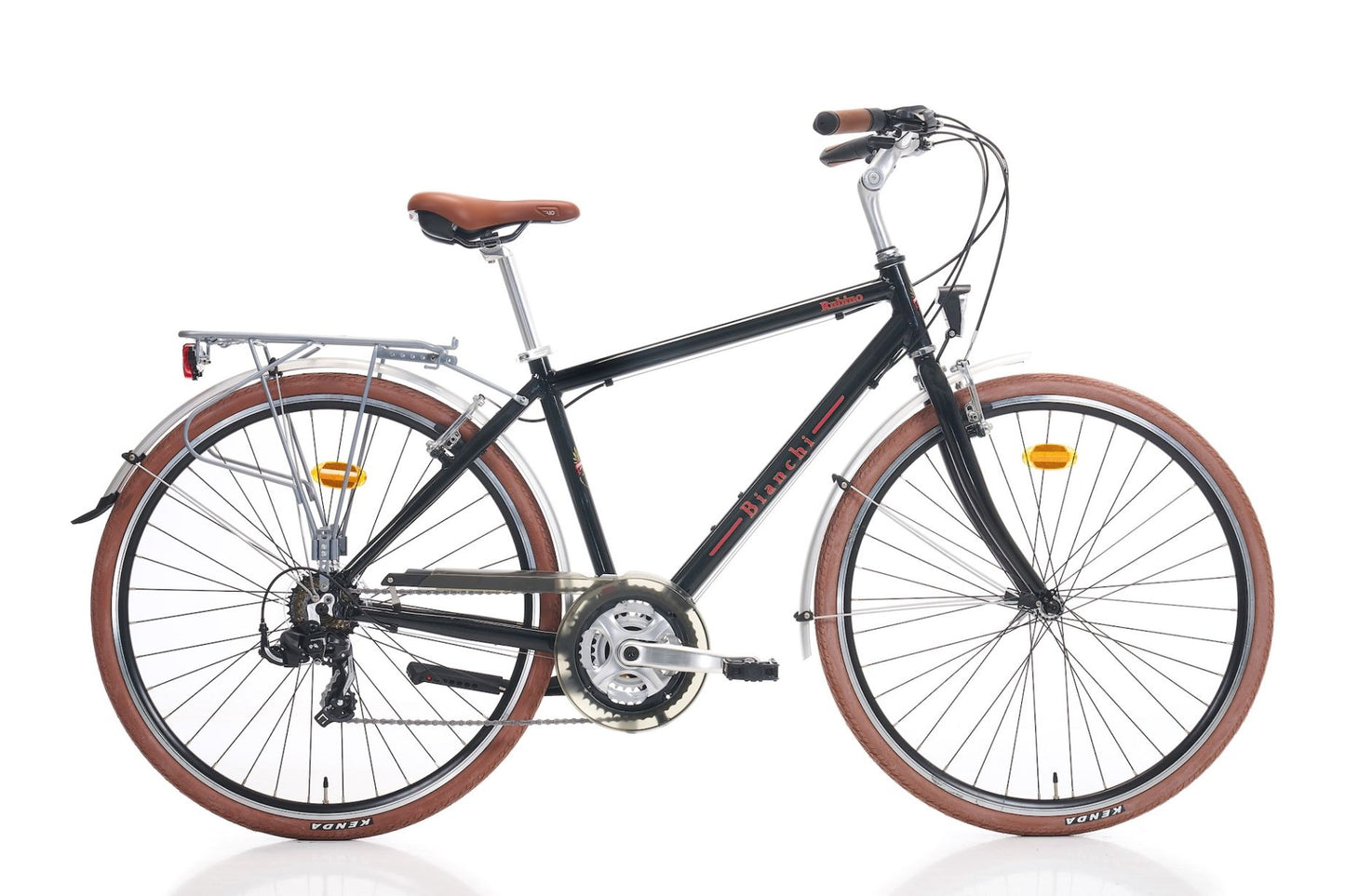 Bianchi Rubino Gent 28 Jant Şehir Bisikleti (Black-Glossy)