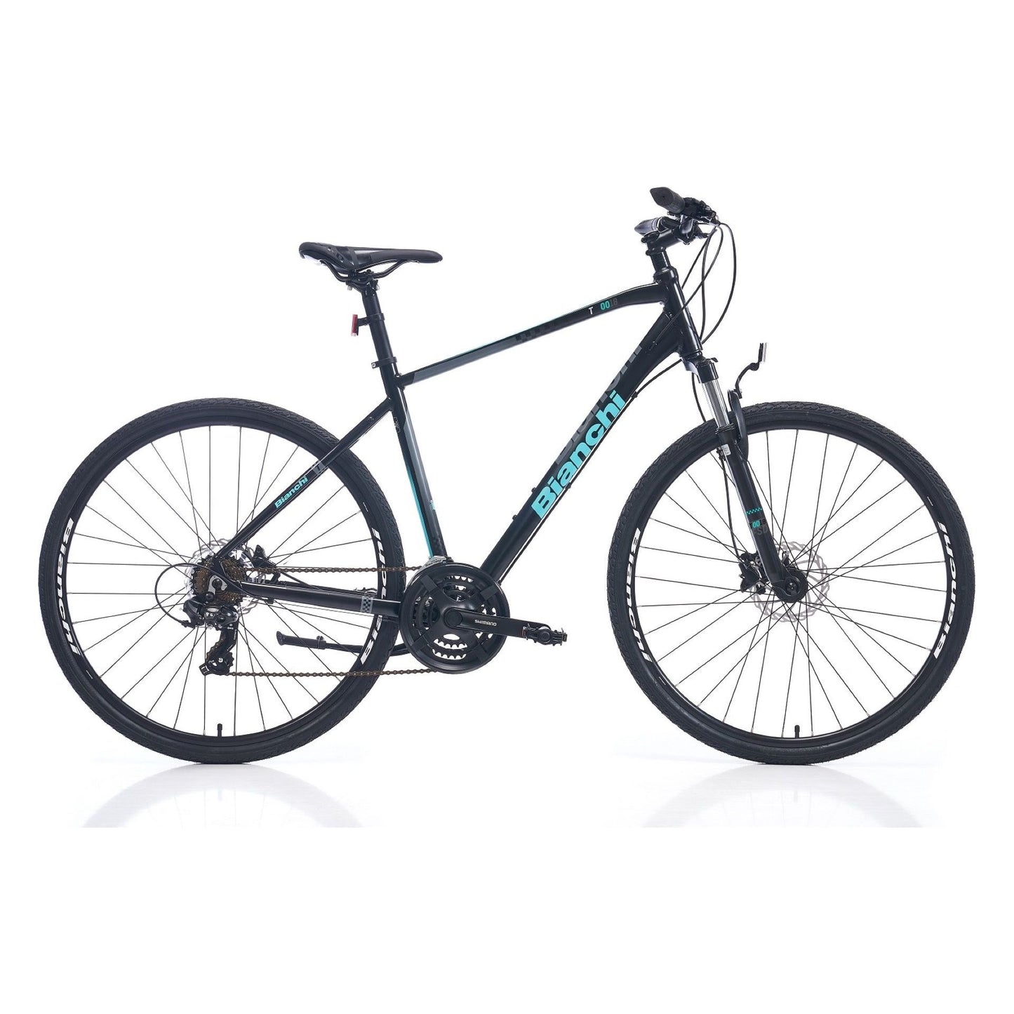 Bianchi T0018FS-D 28 Jant Hd Trekking Bisiklet (Siyah Celeste)