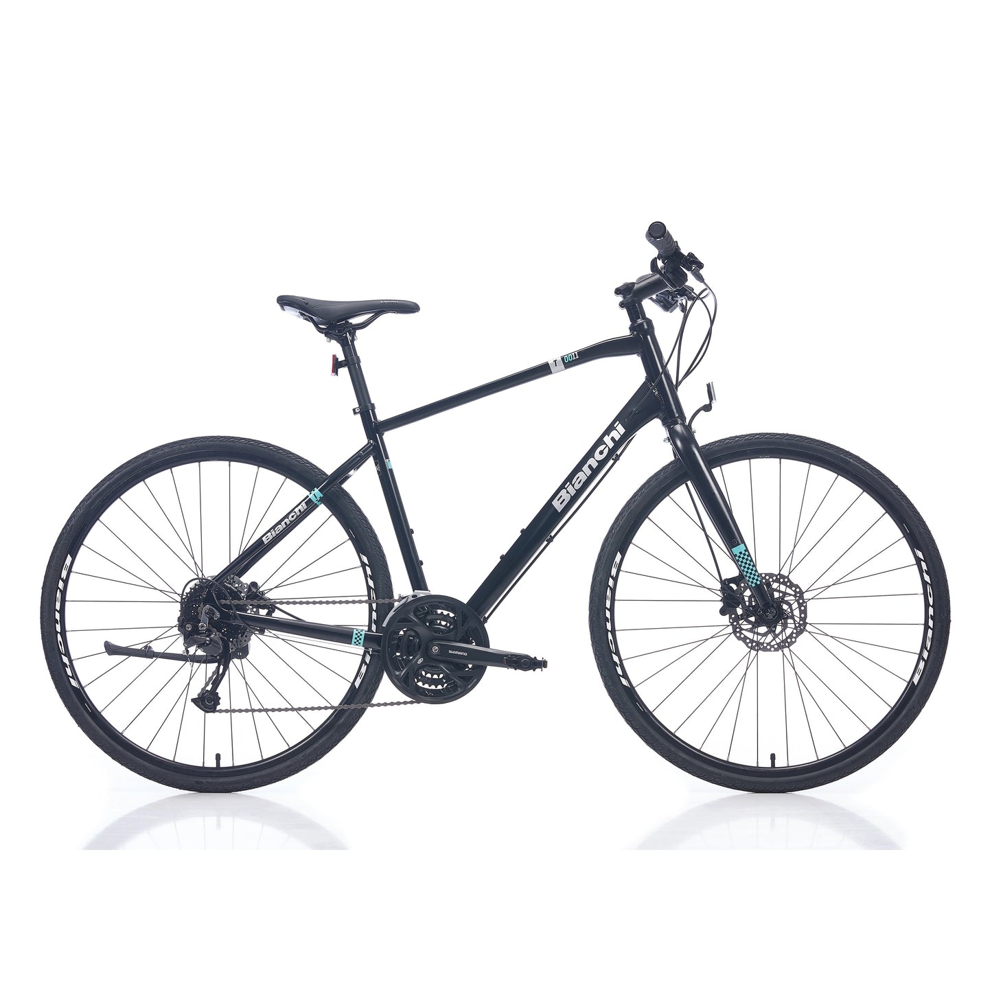 Bianchi T0011 28 Jant Hd Tur / Şehir Bisikleti (Siyah Koyu Gri)