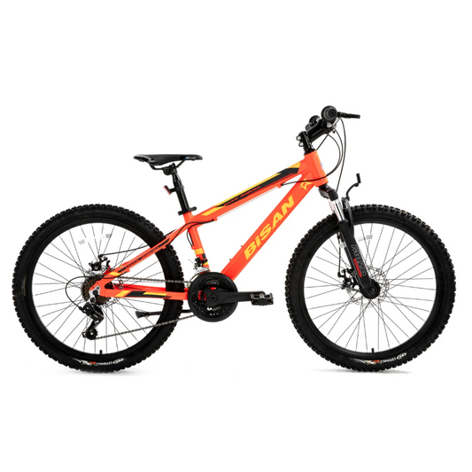 Bisan Kdx 2900 24 Jant Md Çocuk Bisikleti (Neon Turuncu Siyah)