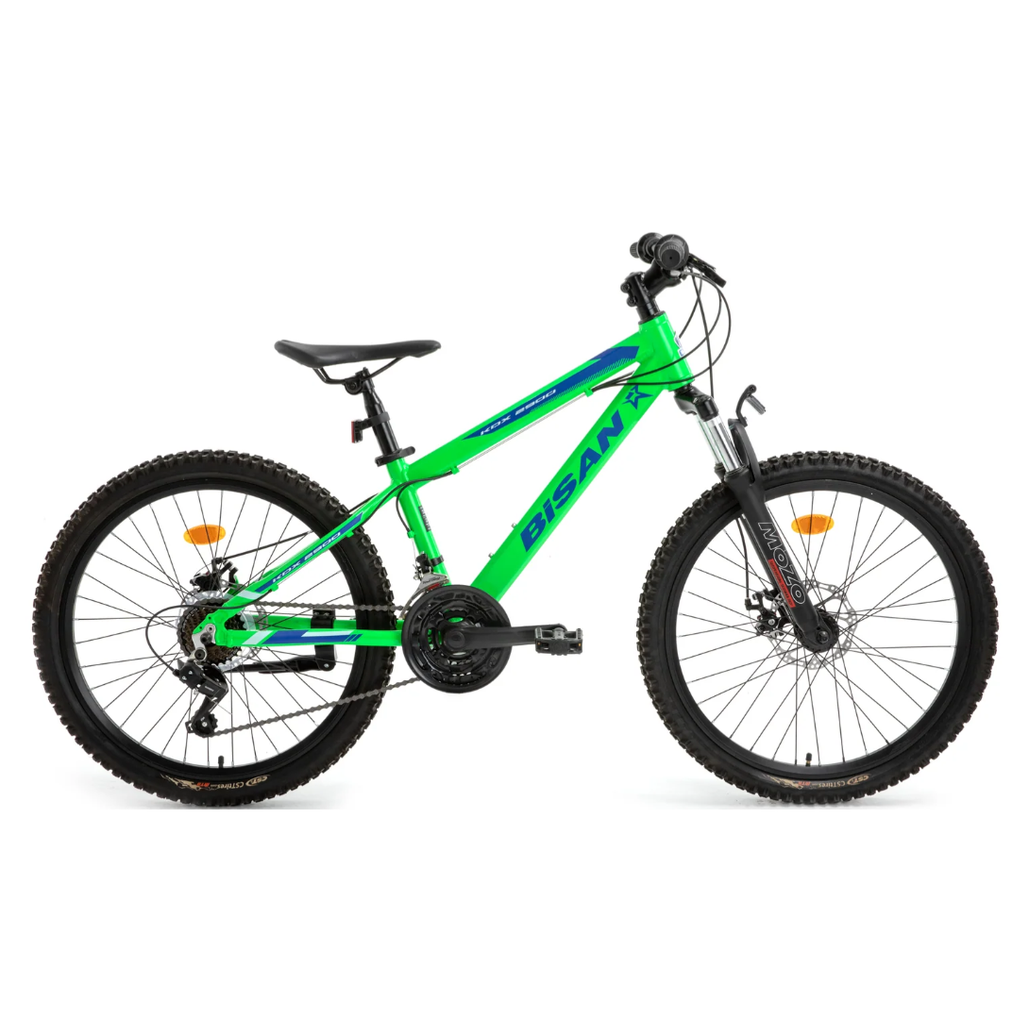 Bisan Kdx 2900 24 Jant Md Çocuk Bisikleti (Neon Yeşil Mavi)