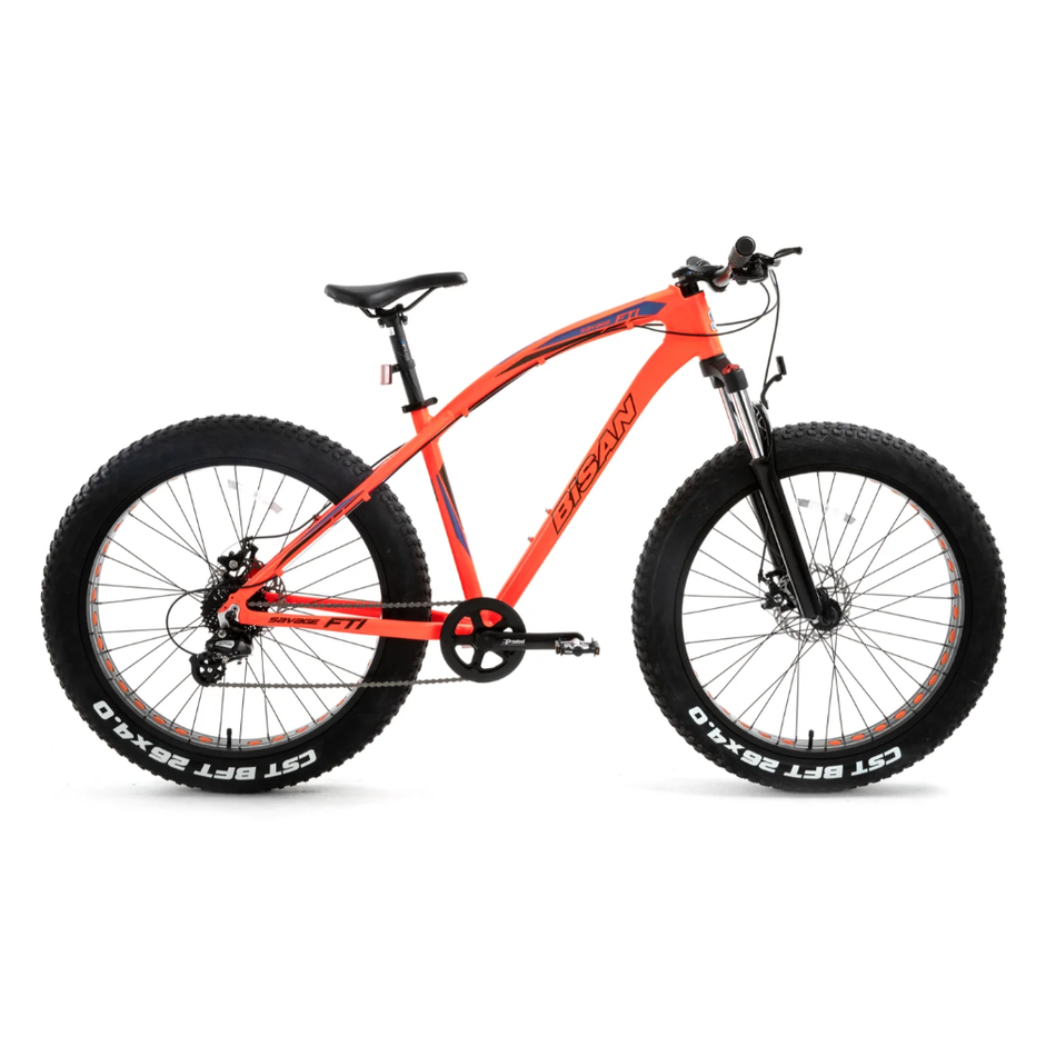 Bisan Savage Ft1 26 Jant Fat Bike Deore (Neon Turuncu Mavi)