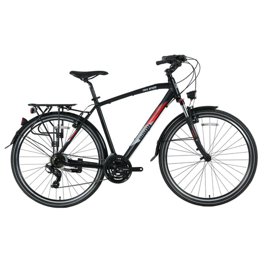 Bisan Trx 8100 City 28 Jant V-Fren Trekking Bisiklet (Siyah-Kırmızı)