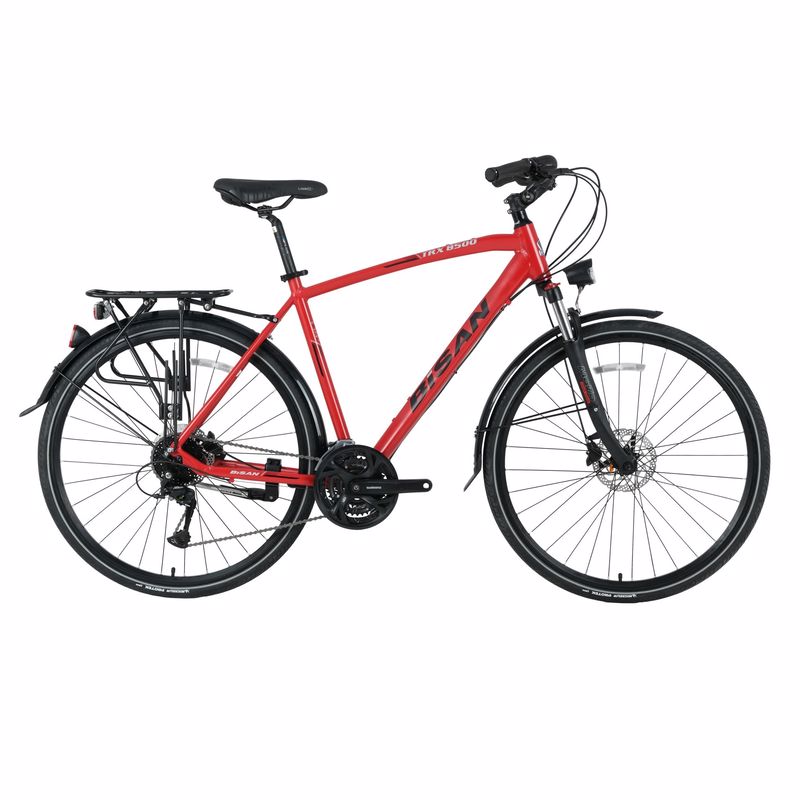 Bisan Trx 8500 City 28 Jant Hd Trekking Bisiklet (Mat Kırmızı-Siyah)