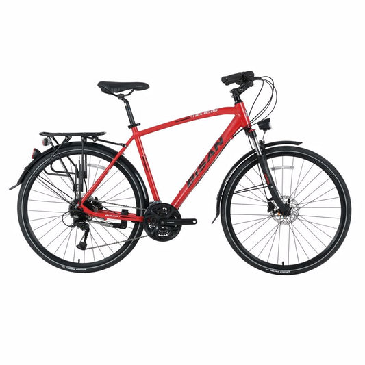 Bisan Trx 8500 City 28 Jant Hd Trekking Bisiklet (Mat Kırmızı-Siyah)