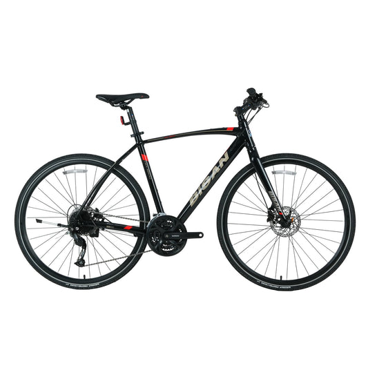 Bisan Trx 8600 28 Jant Hd Trekking Bisiklet Deore (Siyah-Kırmızı)
