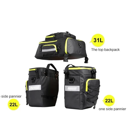 Tur Heybesi 75 Litre Forte Gt (Siyah-Sarı)