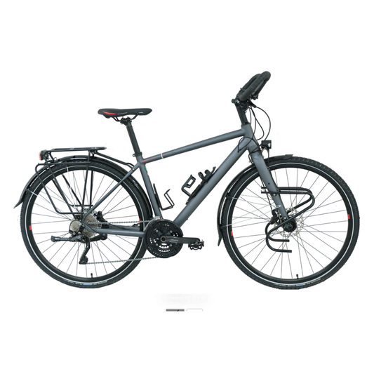 Carraro Cr-T World 28 Hd Tur Bisikleti (Mat Antrasit-Kırmızı)