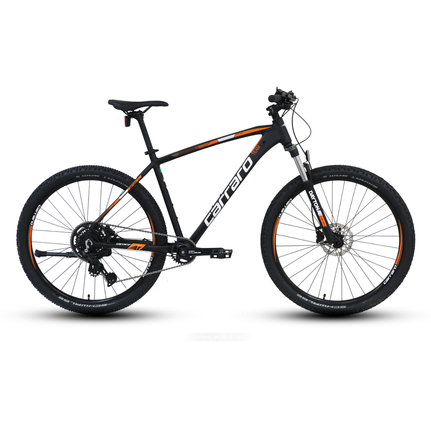 Carraro Daytona 709 27.5 Jant Hd Dağ Bisikleti (Mat Siyah Beyaz Turuncu)