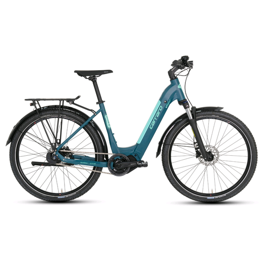 Carraro E-Flow X Nex-5 Di2 Hd Elektrikli Şehir Bisikleti (Turkuaz-Su Yeşili)