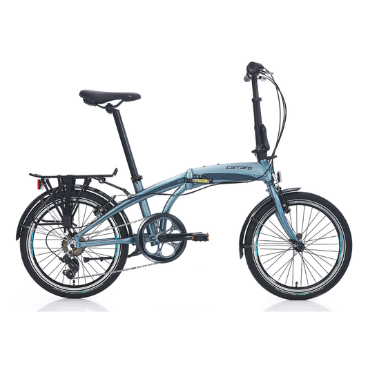 Carraro Flexi 106 20 Jant V Fren Katlanır Bisiklet (Metalik Antrasit Siyah Sarı)