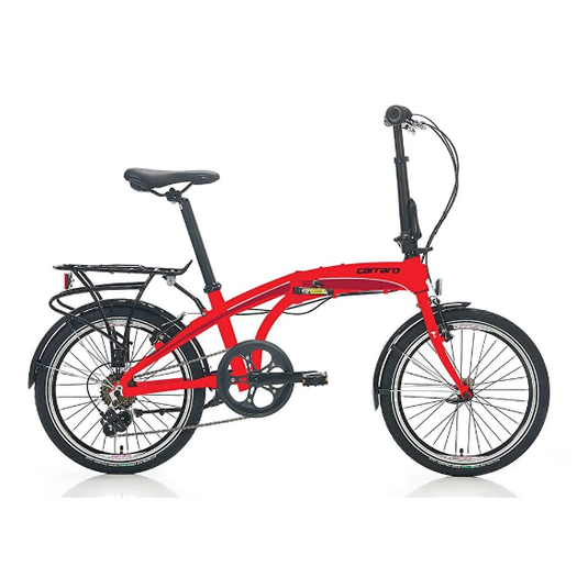 Carraro Flexi 106 20 Jant V Fren Katlanır Bisiklet (Kırmızı Siyah Beyaz)