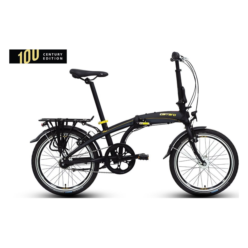 Carraro Flexi Ce Nex-7 Katlanır Bisiklet (Mat Siyah)