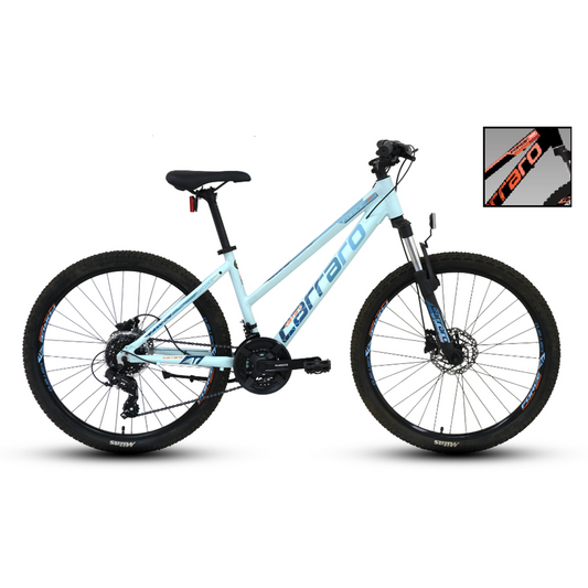 Carraro Force 621 26 Jant Hd Dağ Bisikleti (Mat Siyah-Fuşya-Mercan)