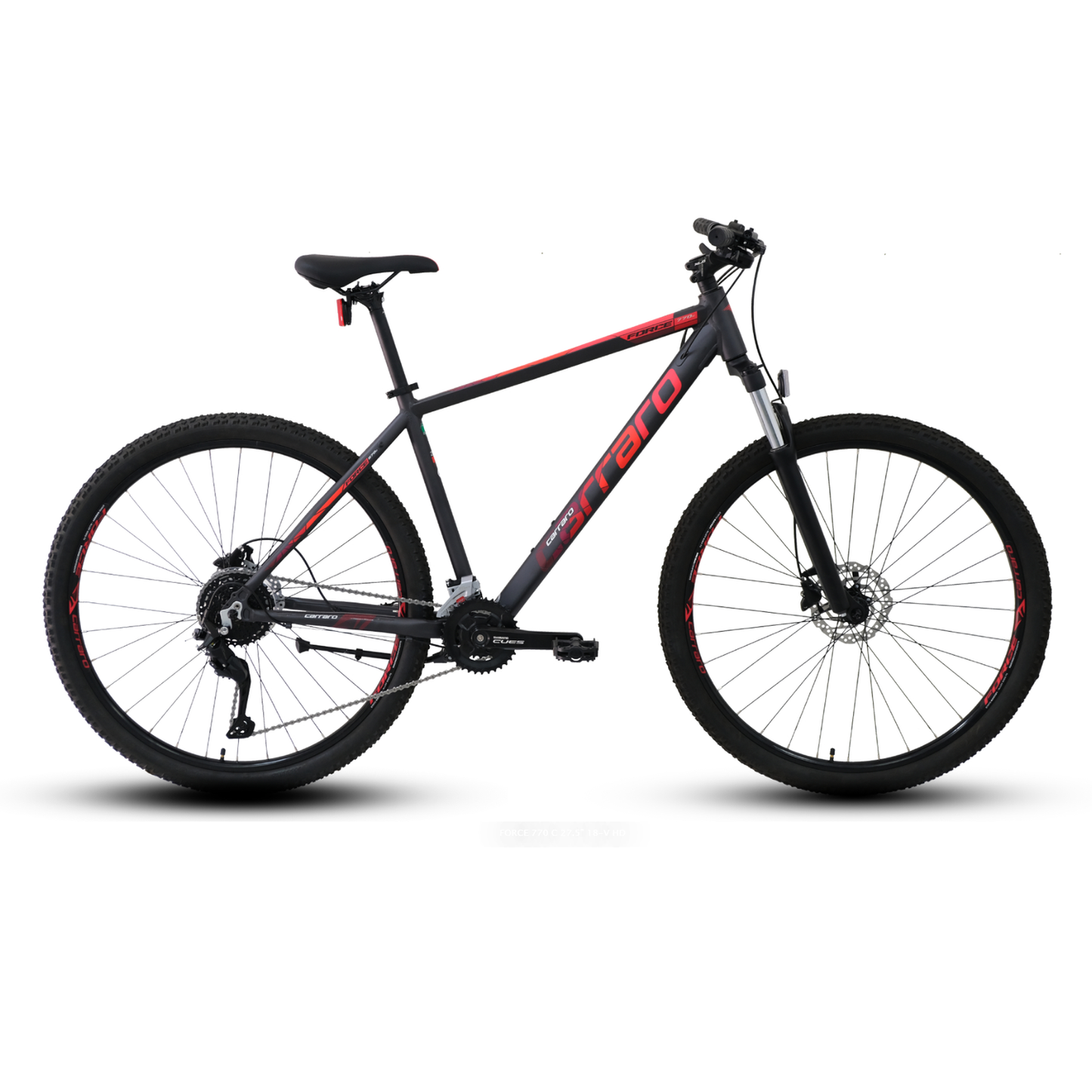 Carraro Force 770C 27.5 Jant Hd Dağ Bisikleti (Mat Antrasit Kırmızı)