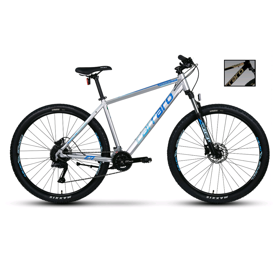 Carraro Force 970C 29 Jant Hd Dağ Bisikleti (Mat Antrasit Kırmızı Gümüş)