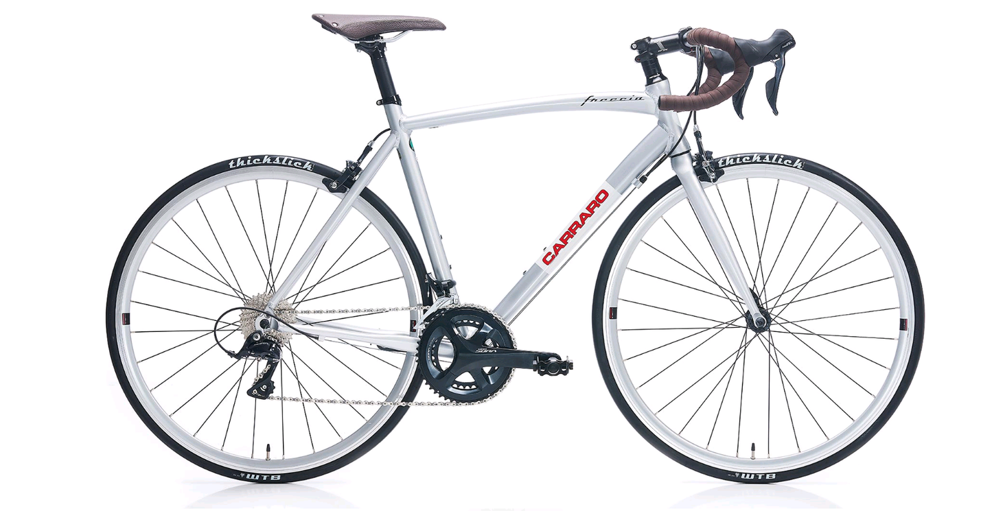 Carraro Freccia 28 Jant Yarış Bisikleti Sora (Gümüş-Beyaz-Kırmızı-Siyah)