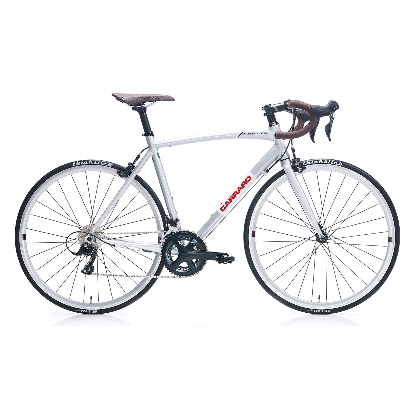 Carraro Freccia 28 Jant Yarış Bisikleti Sora (Gümüş-Beyaz-Kırmızı-Siyah)
