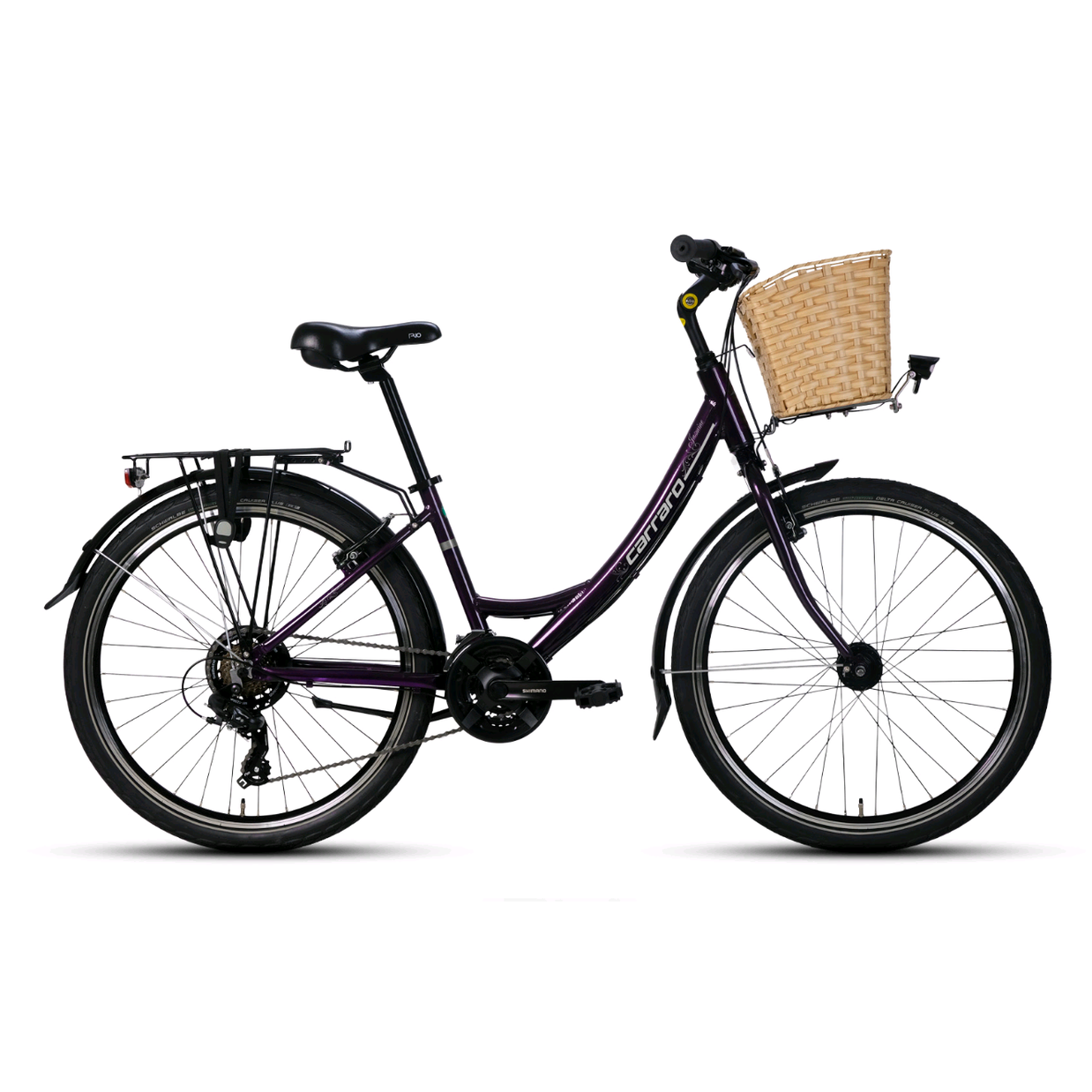 Carraro Jasmine 26 Jant Şehir Bisikleti (Mor-Açık Gri)