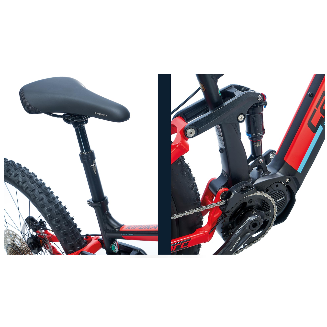 Carraro Kifuka Fs Plus 27.5 Jant Hd Elektrikli Dağ Bisikleti (Mat Siyah Kırmızı Mavi)