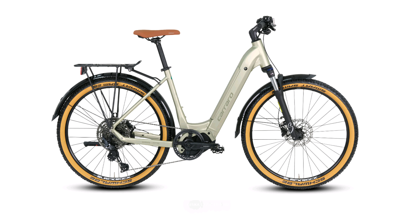 Carraro Kifuka S 27.5 Jant Hd Elektrikli Bisiklet (Mat Açık Yeşil-Gümüş)