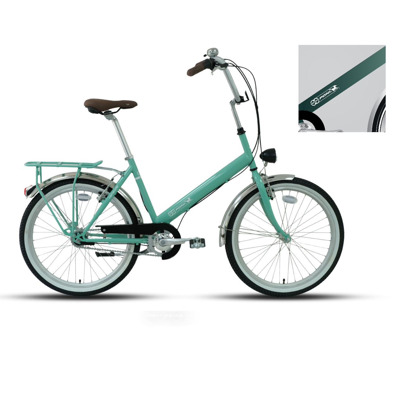 Carraro Poni 24 Jant Şehir Bisikleti 3V Hub Gear