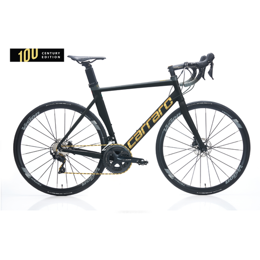 Carraro Race Ce Aero Yol Bisikleti (Mat Siyah-Antrasit-Altın)