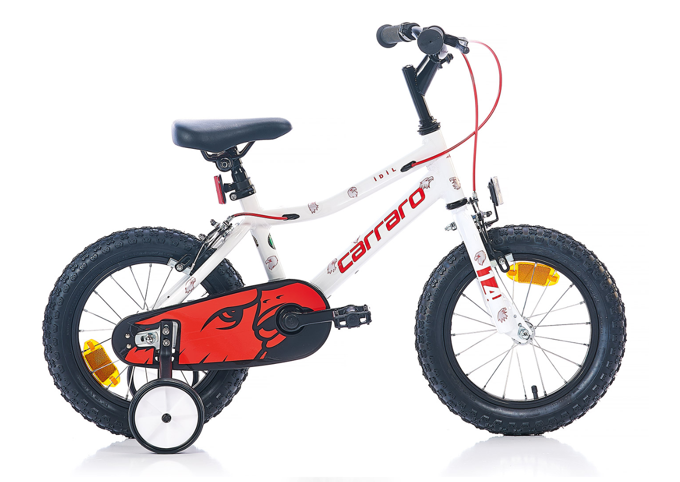 Carraro Red Eagle 14 Jant V Fren Çocuk Bisikleti (Kırmızı Siyah)