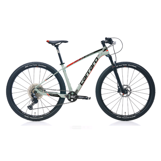 Carraro Setteguardi 9.1 29 Jant Karbon Dağ Bisikleti (Gri-Kırmızı-Siyah)