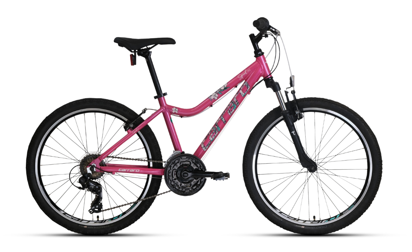Carraro Speed 242 24 Jant V Fren Dağ Bisikleti (Fuşya-Beyaz-Lila)