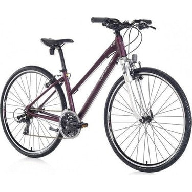 Carraro Sportive 222 28 Jant V Fren Şehir Bisikleti (Mat Mor-Gri-Fuşya)